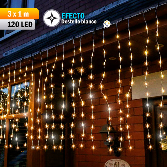 Ilumina tu Navidad! - Cortina LED 3X1 M 120 LED